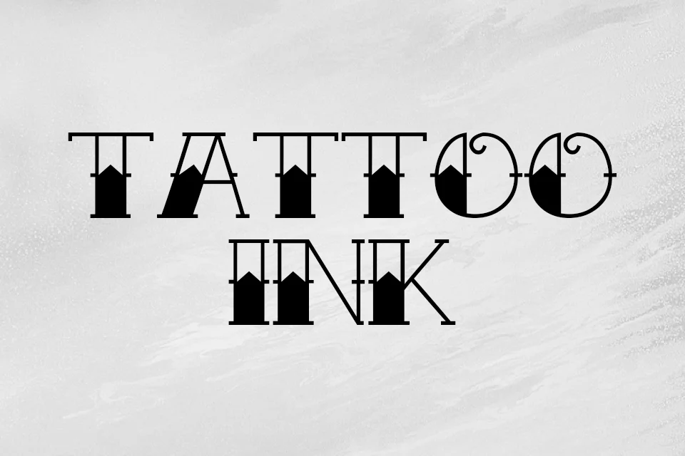 Tattoo Ink Font download