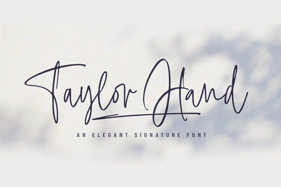 Taylor Hand Font