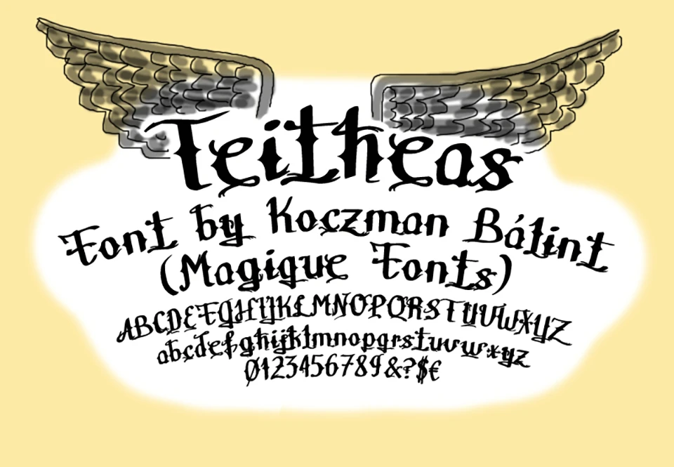 teitheas font download