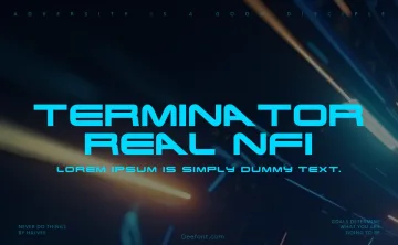 Terminator Real NFI Font