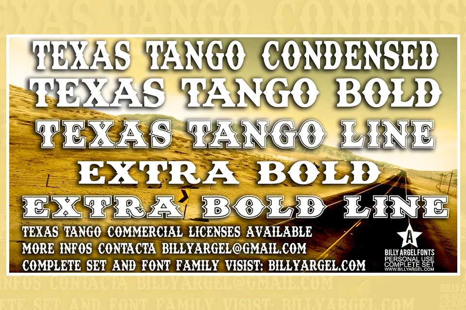 Texas Tango Font