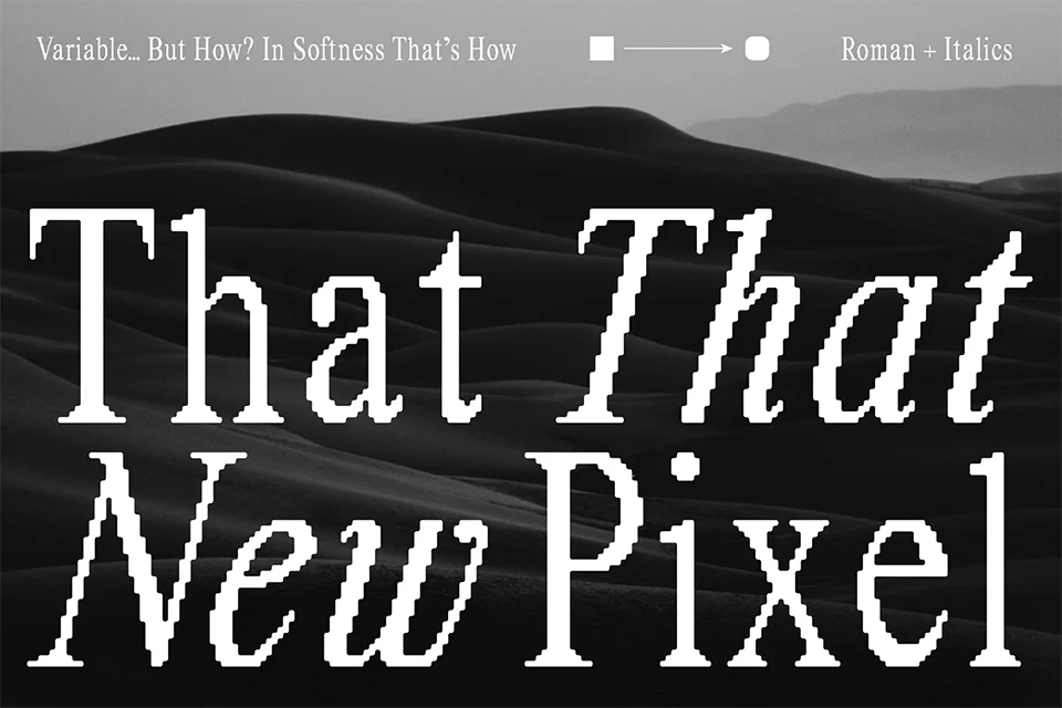 that that new pixel font family download