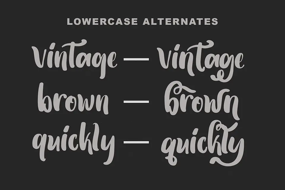 The Abrown Monte Font