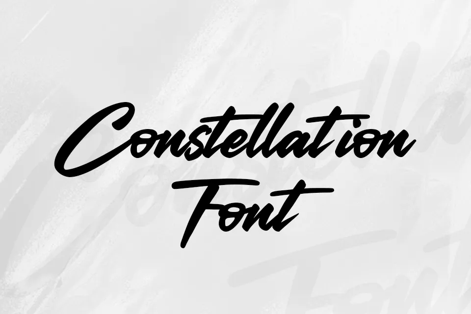 the constellation font download