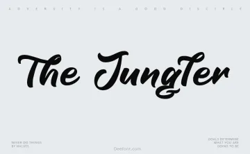 The Jungler Font