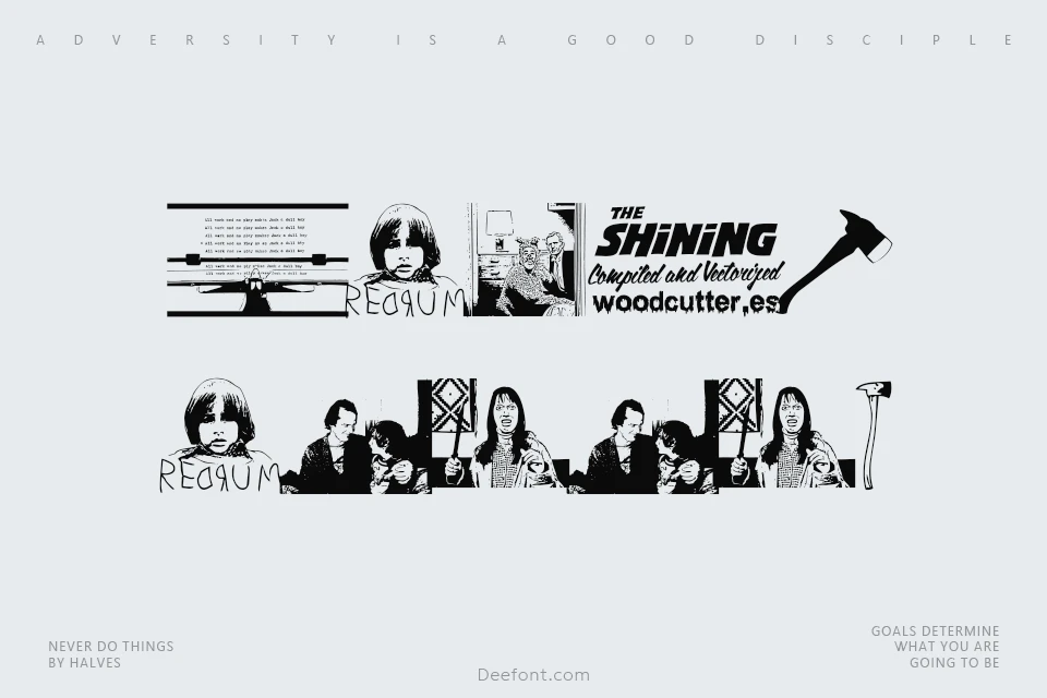 The Shining Font