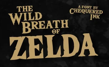 The Wild Breath of Zelda Font