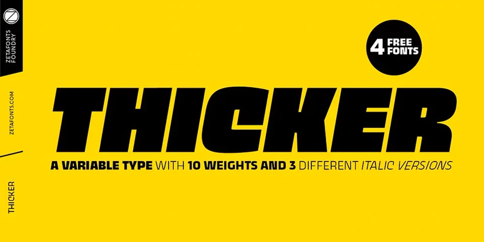 thicker font download