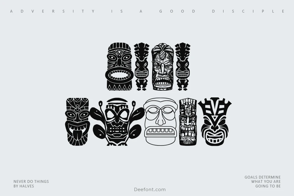 Tiki Idols Font