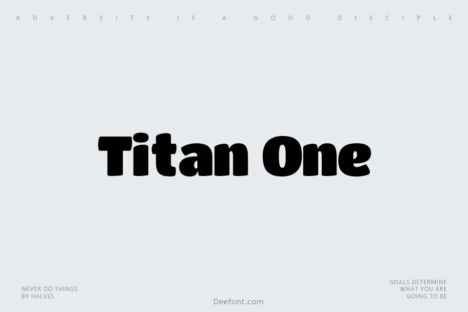 Titan One Font