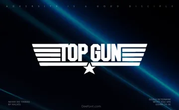 TOP GUN Font