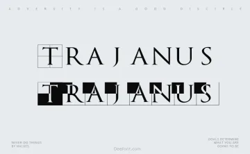 Trajanus Bricks Font