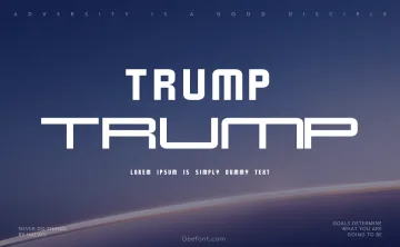 Trump20 Font