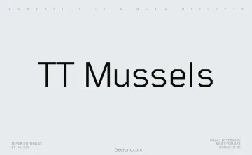 TT Mussels Font Family