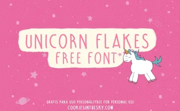 Unicorn Flakes Font