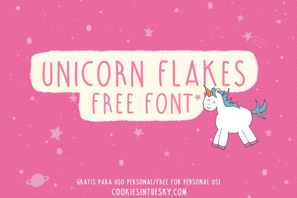 Unicorn Flakes Font