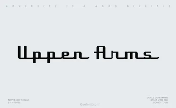 Uppen Arms NF Font