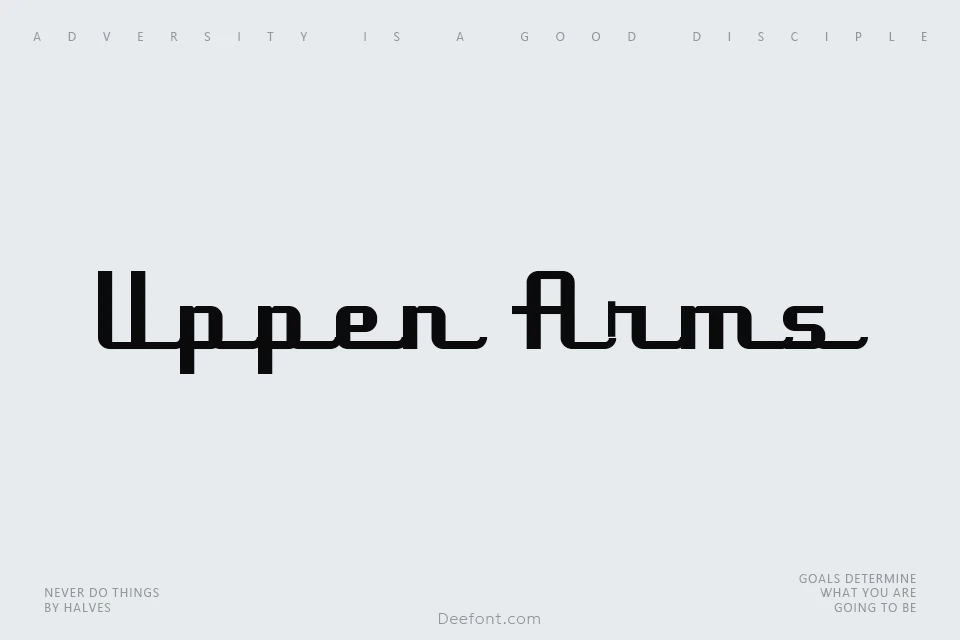 Uppen Arms NF Font