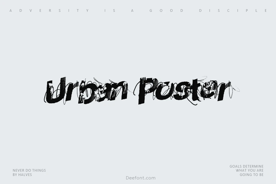 Urban Poster Font