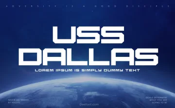 USS Dallas Font