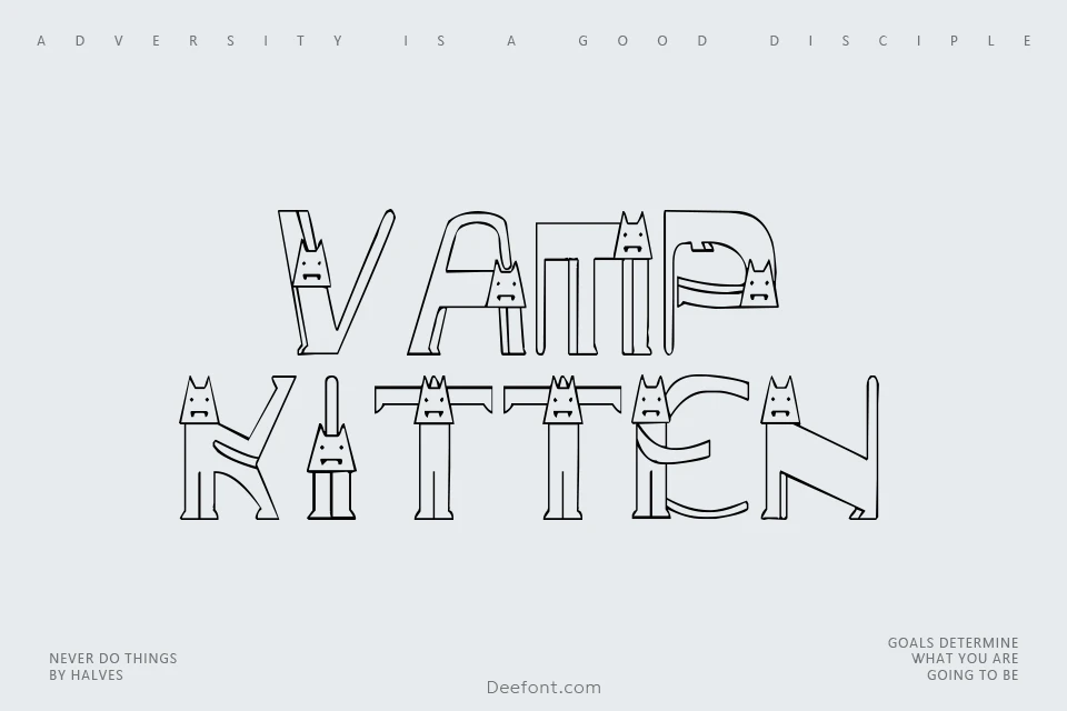 Vamp Kitten Font