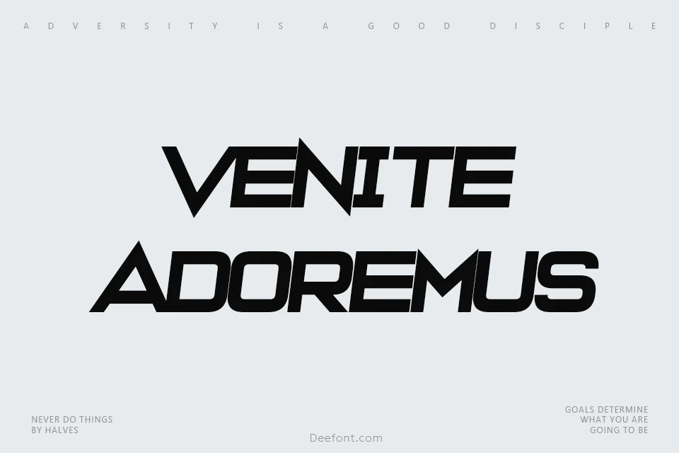 Venite Adoremus Font