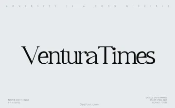 Ventura Times Font