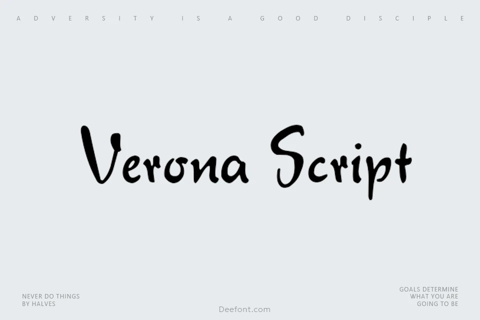 Verona Script Font