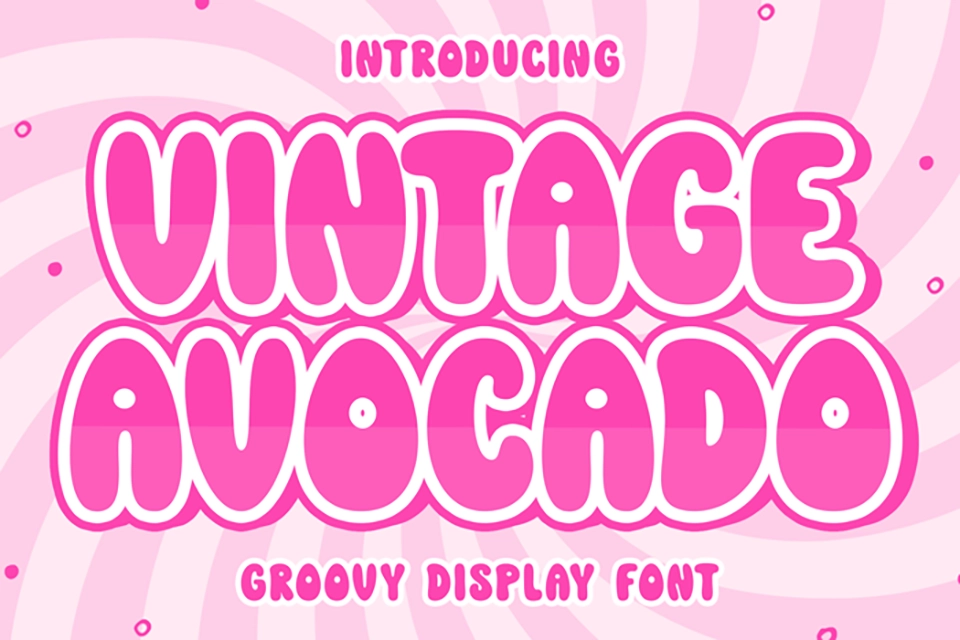 Vintage Avocado Font