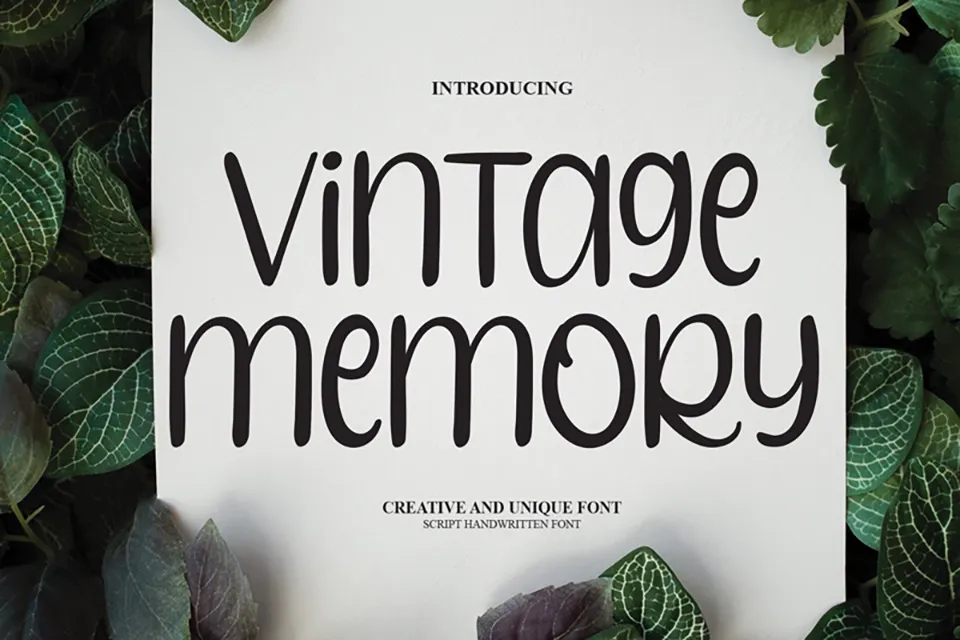 Vintage Memory Font