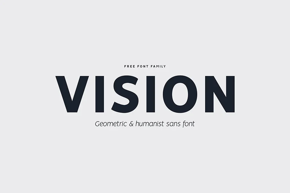 vision font family download