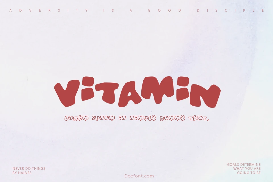 Vitamin Font