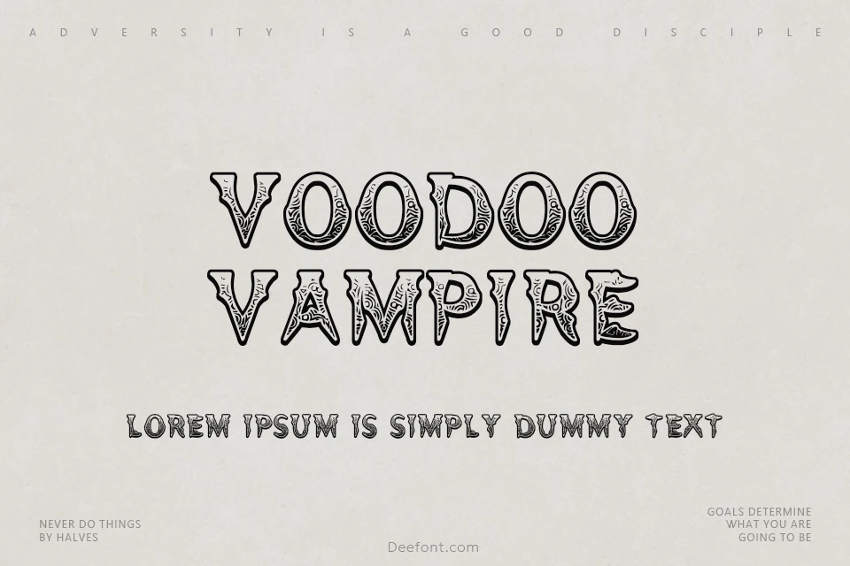 Voodoo Vampire Font