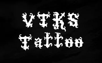 VTKS Tattoo Font
