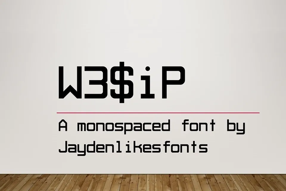 W3$iP Font