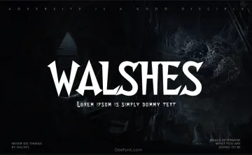 Walshes Font