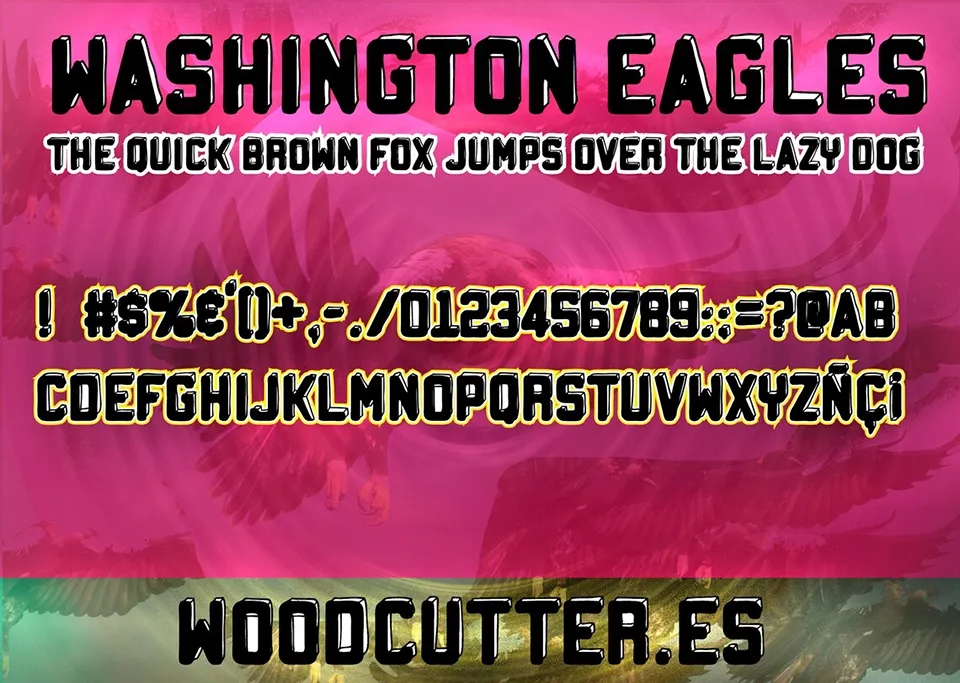 Washington Eagles Font