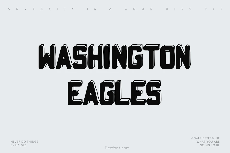 Washington Eagles Font