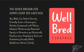 Well Bred Font