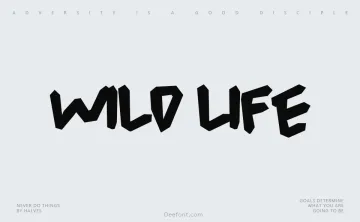 Wild Life Font