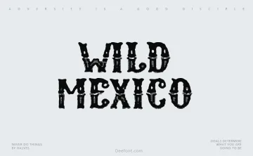 Wild Mexico Font