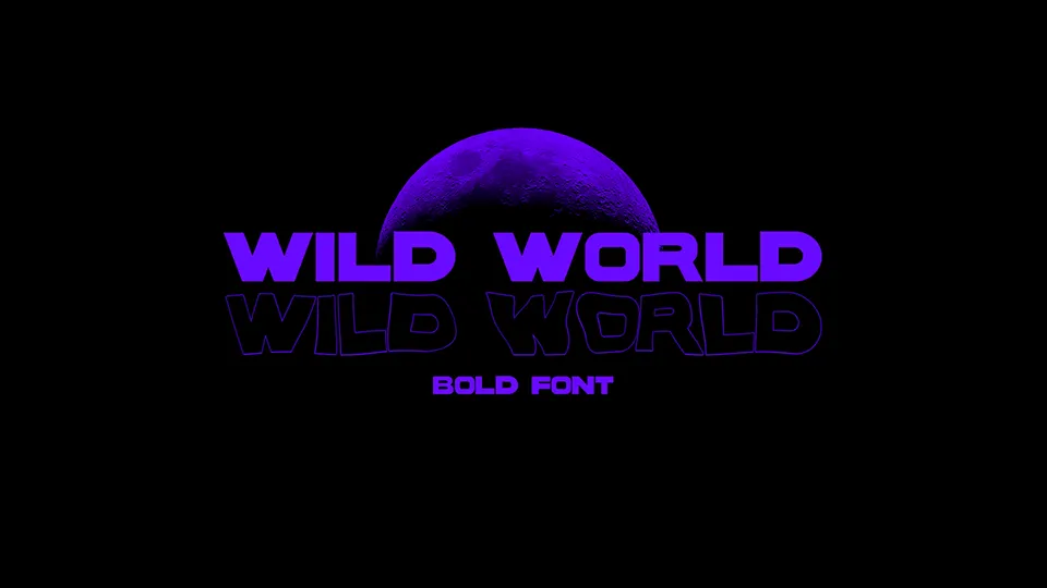 wild world font download