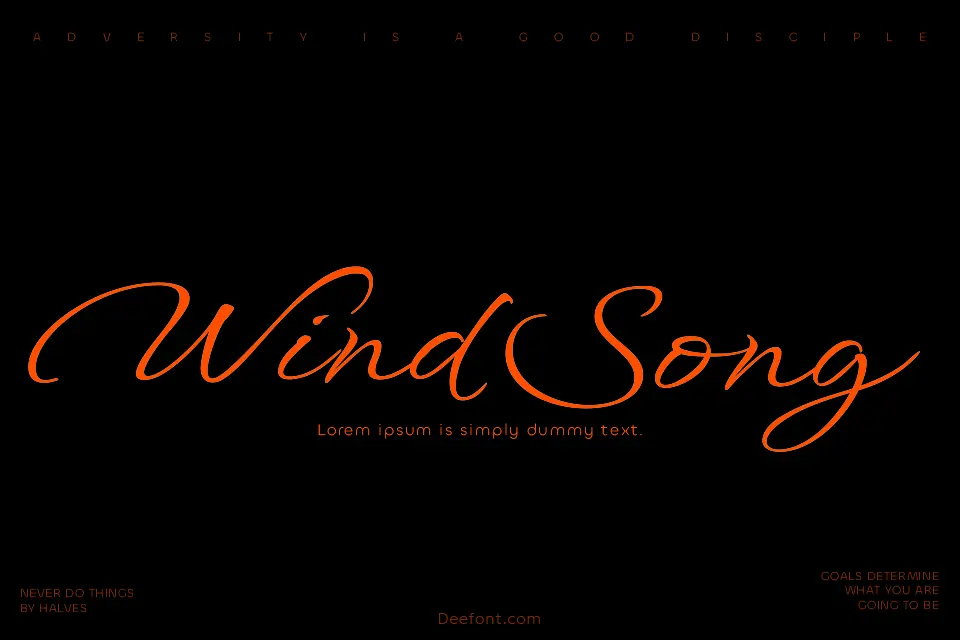 Windsong Font