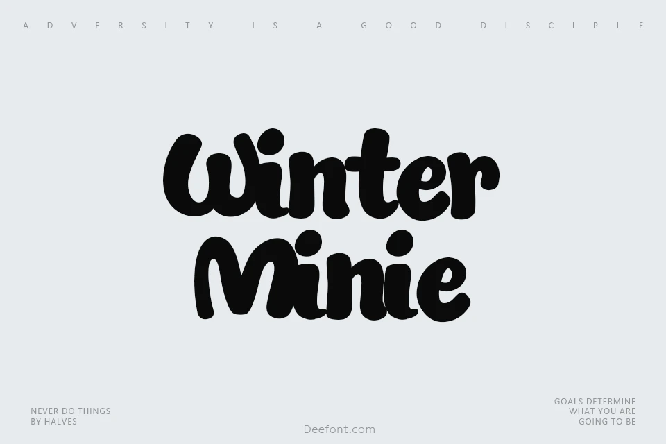 Winter Minie Font