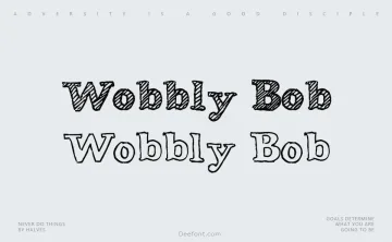 Wobbly Bob Font