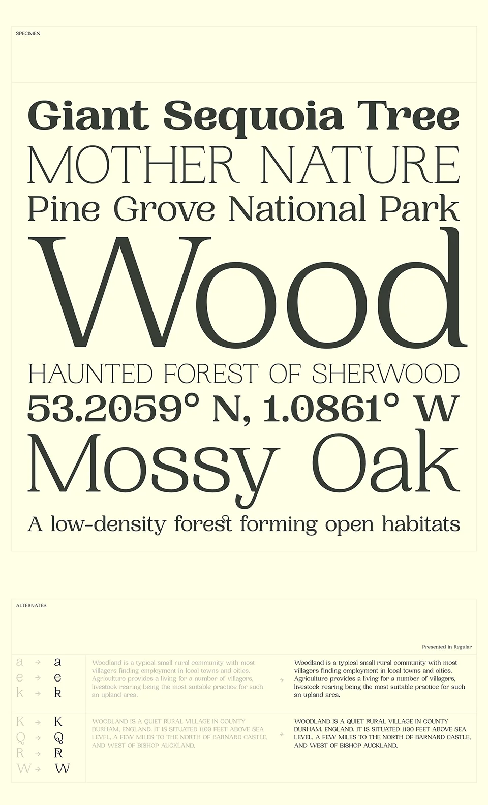 Pangram Pangram font