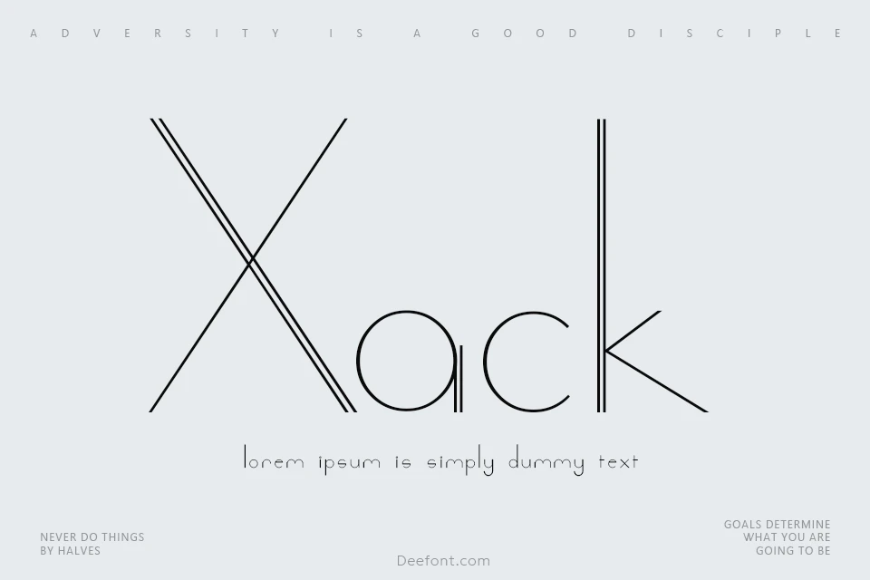 Xack Font