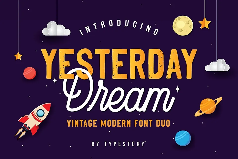 Yesterday Dream Font