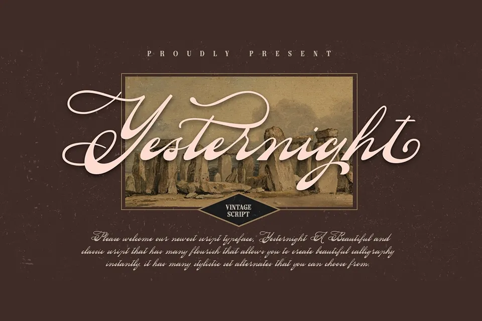 Yesternight Font