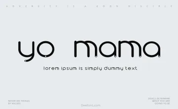 Yo Mama Font